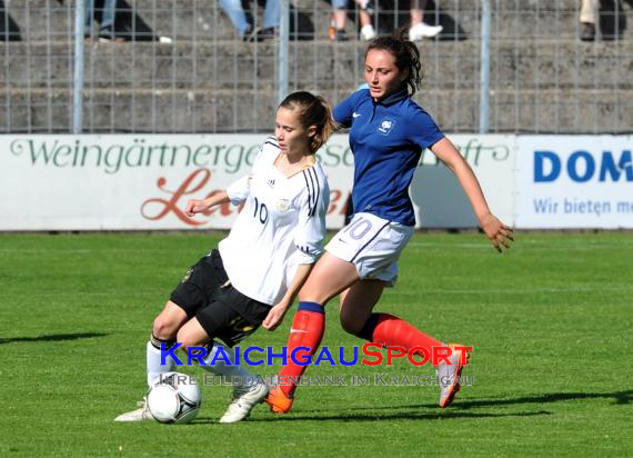 U16 Juniorinnen Länderspiel Deutschland Frankreich 01.05.2012 in Eppingen (© Siegfried)