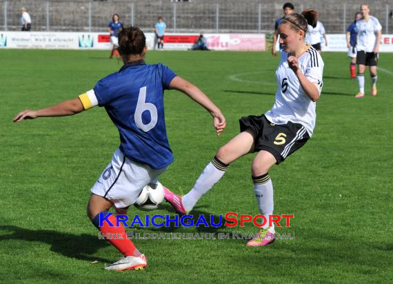 U16 Juniorinnen Länderspiel Deutschland Frankreich 01.05.2012 in Eppingen (© Siegfried)