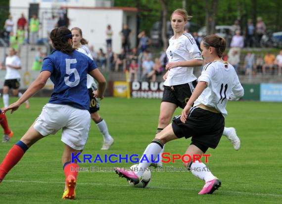 U16 Juniorinnen Länderspiel Deutschland Frankreich 01.05.2012 in Eppingen (© Siegfried)