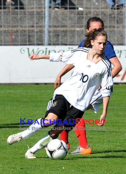 U16 Juniorinnen Länderspiel Deutschland Frankreich 01.05.2012 in Eppingen (© Siegfried)