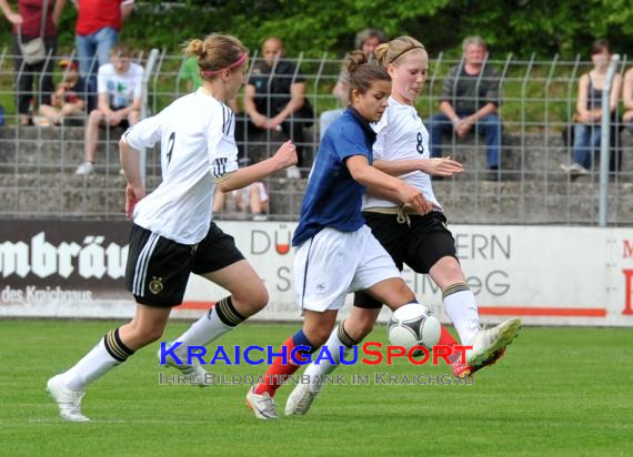 U16 Juniorinnen Länderspiel Deutschland Frankreich 01.05.2012 in Eppingen (© Siegfried)