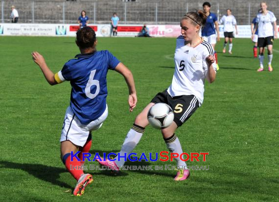 U16 Juniorinnen Länderspiel Deutschland Frankreich 01.05.2012 in Eppingen (© Siegfried)