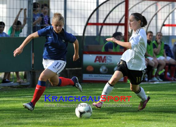 U16 Juniorinnen Länderspiel Deutschland Frankreich 01.05.2012 in Eppingen (© Siegfried)