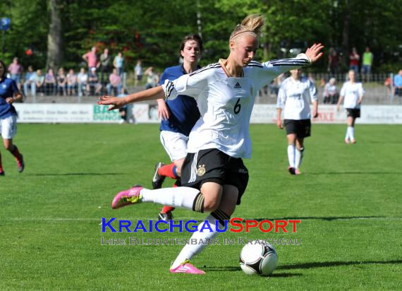 U16 Juniorinnen Länderspiel Deutschland Frankreich 01.05.2012 in Eppingen (© Siegfried)