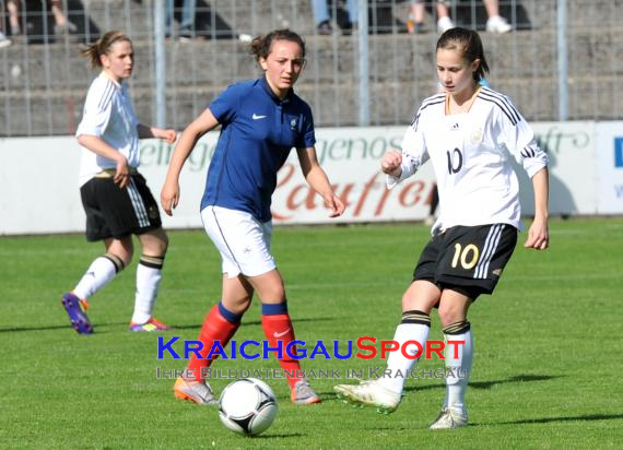 U16 Juniorinnen Länderspiel Deutschland Frankreich 01.05.2012 in Eppingen (© Siegfried)