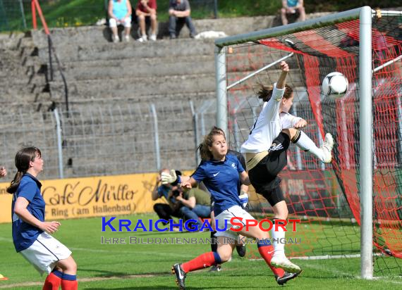U16 Juniorinnen Länderspiel Deutschland Frankreich 01.05.2012 in Eppingen (© Siegfried)