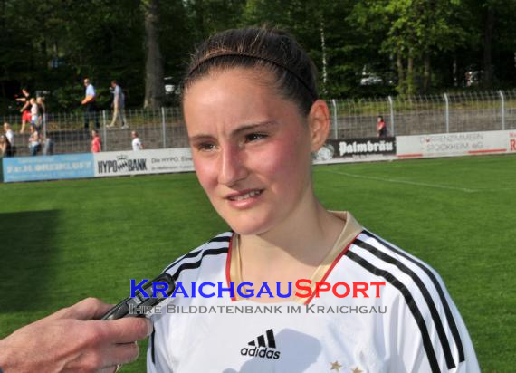 U16 Juniorinnen Länderspiel Deutschland Frankreich 01.05.2012 in Eppingen (© Siegfried)