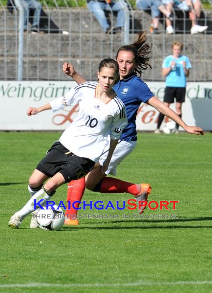U16 Juniorinnen Länderspiel Deutschland Frankreich 01.05.2012 in Eppingen (© Siegfried)
