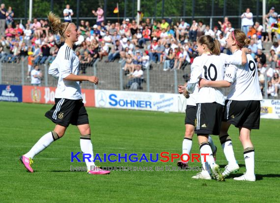 U16 Juniorinnen Länderspiel Deutschland Frankreich 01.05.2012 in Eppingen (© Siegfried)