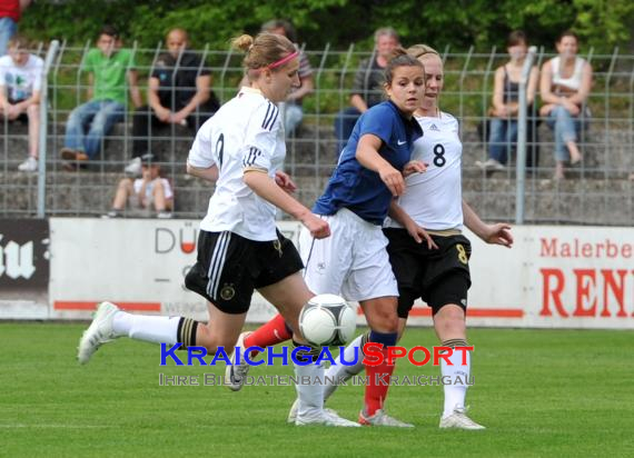 U16 Juniorinnen Länderspiel Deutschland Frankreich 01.05.2012 in Eppingen (© Siegfried)