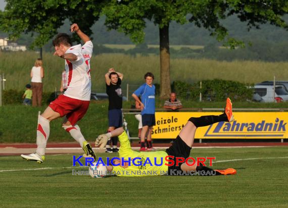 Krombacher Kreispokal Endspiel FV Sulzfeld - TSV Obergimpern  (© Siegfried Lörz)