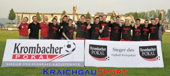 Krombacher Kreispokal Endspiel FV Sulzfeld - TSV Obergimpern  (© Siegfried Lörz)