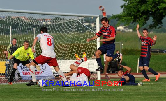 Krombacher Kreispokal Endspiel FV Sulzfeld - TSV Obergimpern  (© Siegfried Lörz)