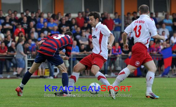 Krombacher Kreispokal Endspiel FV Sulzfeld - TSV Obergimpern  (© Siegfried Lörz)