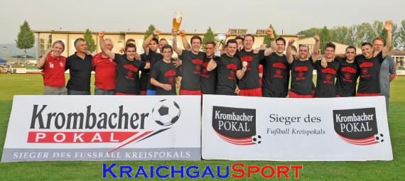 Krombacher Kreispokal Endspiel FV Sulzfeld - TSV Obergimpern  (© Siegfried Lörz)