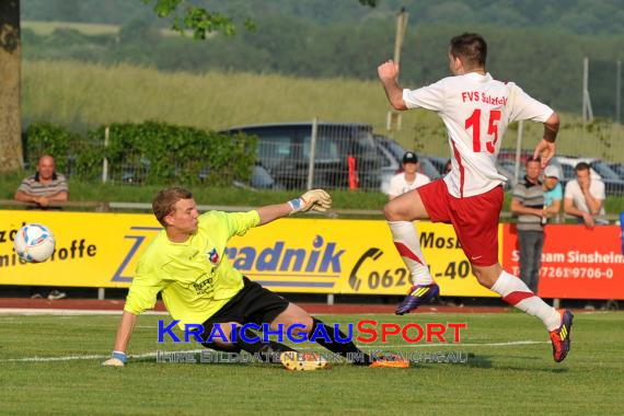 Krombacher Kreispokal Endspiel FV Sulzfeld - TSV Obergimpern  (© Siegfried Lörz)