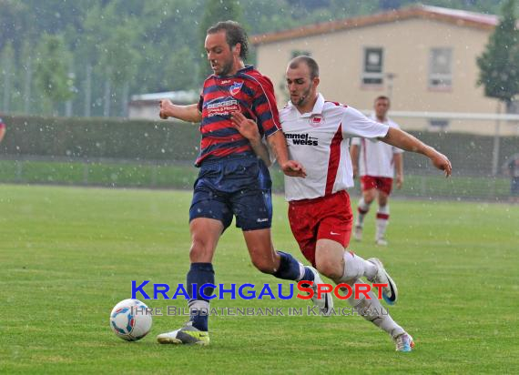 Krombacher Kreispokal Endspiel FV Sulzfeld - TSV Obergimpern  (© Siegfried Lörz)