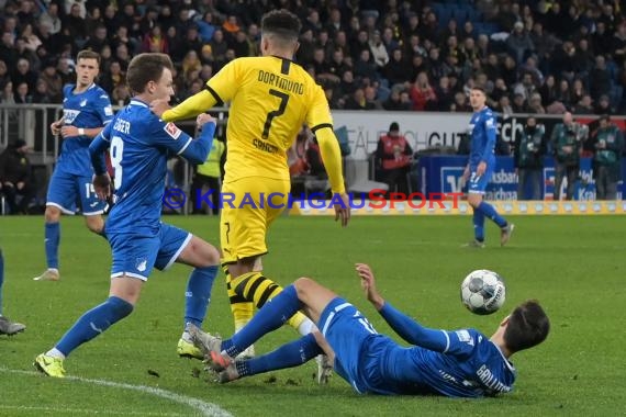 1.BL - 19/20 - TSG 1899 Hoffenheim vs. Bor. Dortmund (© Kraichgausport / Loerz)