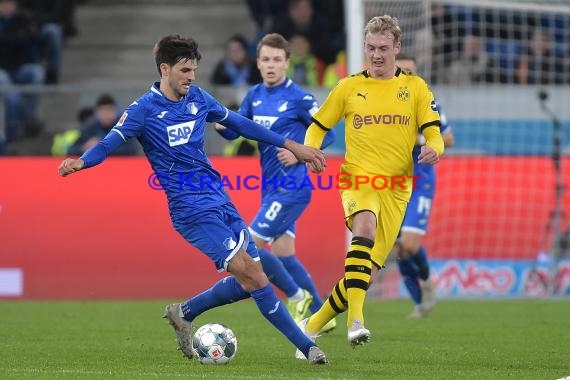 1.BL - 19/20 - TSG 1899 Hoffenheim vs. Bor. Dortmund (© Kraichgausport / Loerz)