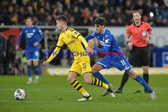 1.BL - 19/20 - TSG 1899 Hoffenheim vs. Bor. Dortmund (© Kraichgausport / Loerz)