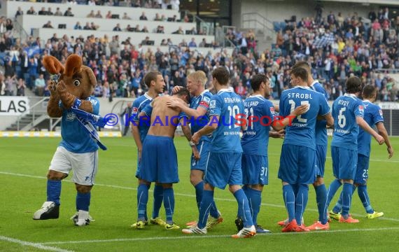 1. Fußball Bundesliga TSG 1899 Hoffenheim - Eintracht Braunschweig Wirsol Rhein Neckar Arena Sinsheim 10.05.2014 (© Fotostand / Loerz)