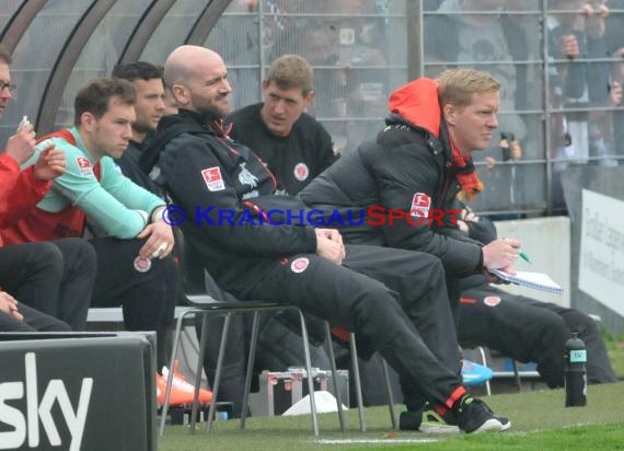 2. Fußball-Bundesliga SV 1916 Sandhausen - FC St. Pauli im  Hardtwaldstadion Sandhausen 05.04.2014 (© Kraichgausport / Loerz)