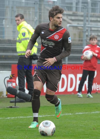 2. Fußball-Bundesliga SV 1916 Sandhausen - FC St. Pauli im  Hardtwaldstadion Sandhausen 05.04.2014 (© Kraichgausport / Loerz)