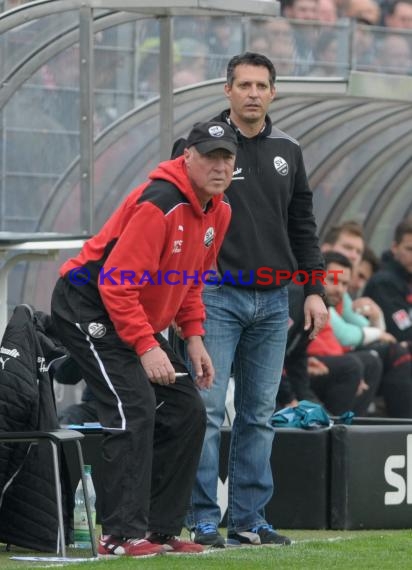 2. Fußball-Bundesliga SV 1916 Sandhausen - FC St. Pauli im  Hardtwaldstadion Sandhausen 05.04.2014 (© Kraichgausport / Loerz)