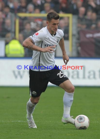 2. Fußball-Bundesliga SV 1916 Sandhausen - FC St. Pauli im  Hardtwaldstadion Sandhausen 05.04.2014 (© Kraichgausport / Loerz)