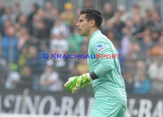 2. Fußball-Bundesliga SV 1916 Sandhausen - FC St. Pauli im  Hardtwaldstadion Sandhausen 05.04.2014 (© Kraichgausport / Loerz)