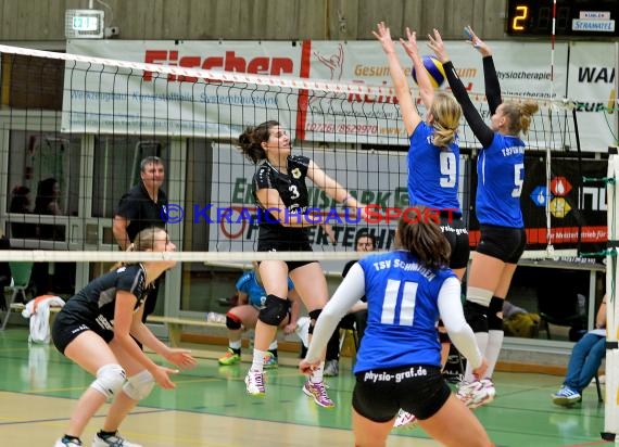 Volleyball Damen 3. Liga Süd SV Sinsheim gegen TV Schmiden 14.11.2015 (© Siegfried)