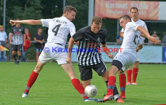 Kreispokal FC Weiler FC Rpohrbach a.G 13.08.2017 (© Kraichgausport / Loerz)