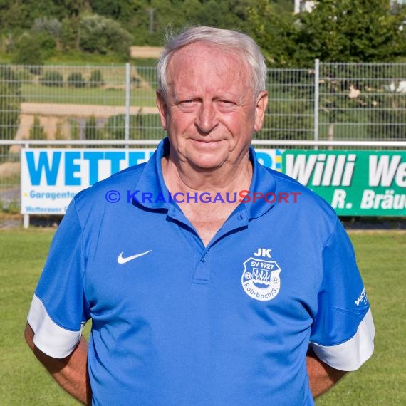 Mannschaftsfoto Saison 2019/20 Fussball Sinsheim - SV Rohrbach/S -x- (© Berthold Gebhard)