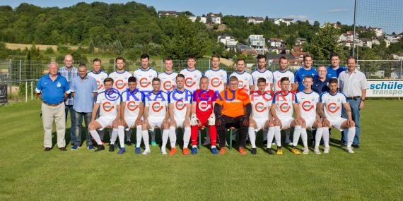 Mannschaftsfoto Saison 2019/20 Fussball Sinsheim - SV Rohrbach/S 1.Mannschaft -x- (© Berthold Gebhard)