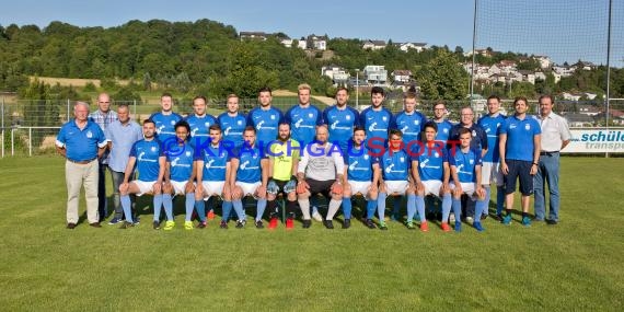 Mannschaftsfoto Saison 2019/20 Fussball Sinsheim - SV Rohrbach/S 2.Mannschaft -x- (© Berthold Gebhard)