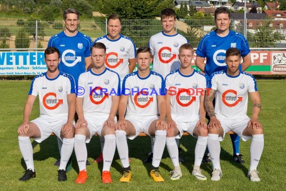 Mannschaftsfoto Saison 2019/20 Fussball Sinsheim - SV Rohrbach/S Neuzugänge -x- (© Berthold Gebhard)