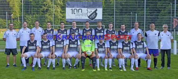 Mannschaftsfoto Saison 2019/20 Fussball Sinsheim -FV Elsenz (© Kraichgausport / Loerz)
