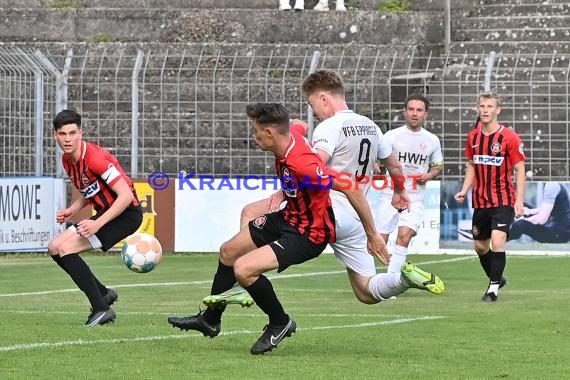 Verbandsliga Nordbaden 21/22 VfB Eppingen vs SpVgg Neckarelz  (© Siegfried Lörz)