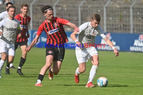 Verbandsliga Nordbaden 21/22 VfB Eppingen vs SpVgg Neckarelz  (© Siegfried Lörz)