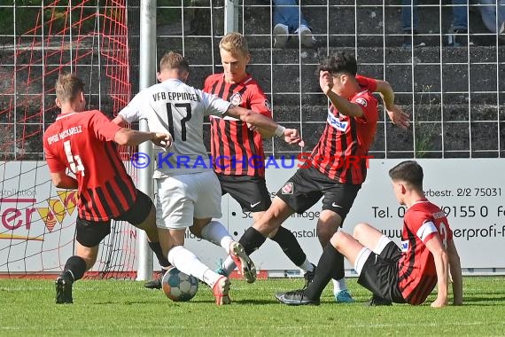 Verbandsliga Nordbaden 21/22 VfB Eppingen vs SpVgg Neckarelz  (© Siegfried Lörz)