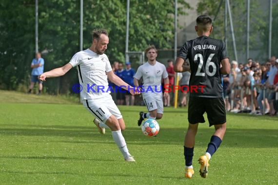 Landesliga RN TSV Kürnbach vs VfB Leimen Finale Relegation 2021/22 in Waldangelloch (© Siegfried Lörz)