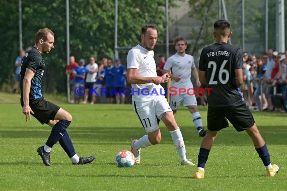 Landesliga RN TSV Kürnbach vs VfB Leimen Finale Relegation 2021/22 in Waldangelloch (© Siegfried Lörz)