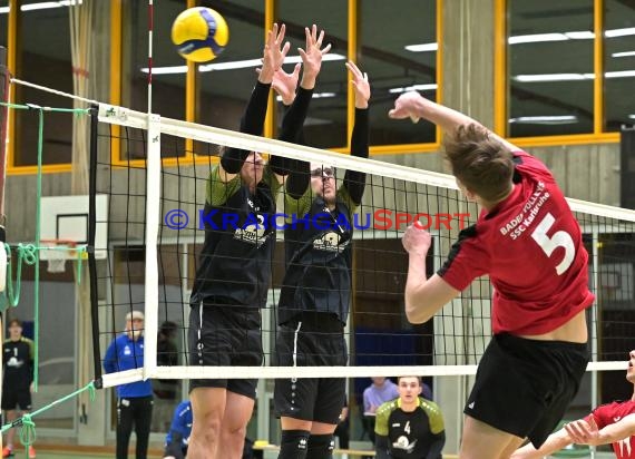 Volleyball Herren Verbandsliga SG Sinsheim/Waibstadt/Helmstadt gegen SSC Karlsruhe 3 22.10.2017 (© Siegfried Lörz)