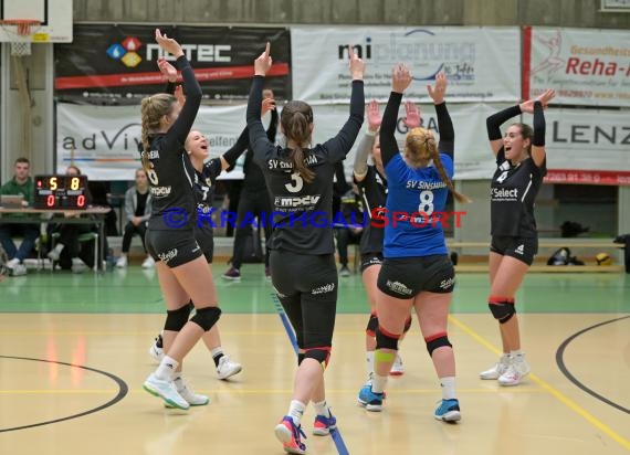 2022/23 Volleyball Damen 3. Liga Süd SV Sinsheim vs VC Offenburg (© Siegfried Lörz)