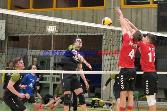 2022/23 Volleyball Herren Oberliga SG Helmstadt/Sinsheim vs VC Weil (© Siegfried Lörz)