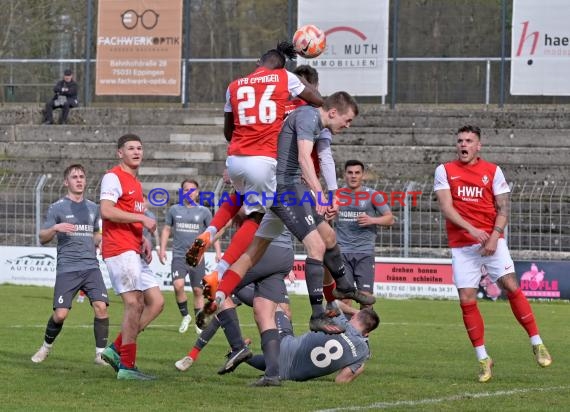 Saison 22/23 Verbandsliga Baden VfB Eppingen vs VfR Gommersdorf (© Siegfried Lörz)