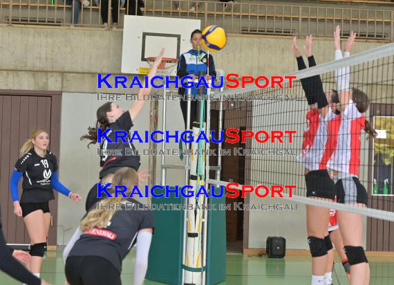 Volleyball-Damen-Verbandsliga-Nordbaden-Sinsheim-vs-TV-Bretten-2--Saison-2023/24 (© Siegfried Lörz)