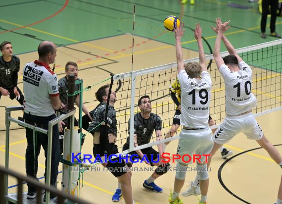 Volleyball-Oberliga-SG-Sinsheim/Helmstadt-vs-FT-1844-Freiburg-3 (© Siegfried Lörz)