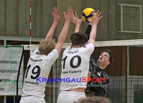 Volleyball-Oberliga-SG-Sinsheim/Helmstadt-vs-FT-1844-Freiburg-3 (© Siegfried Lörz)