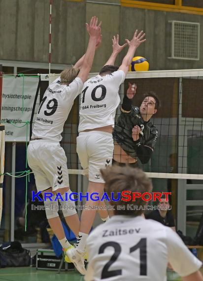 Volleyball-Oberliga-SG-Sinsheim/Helmstadt-vs-FT-1844-Freiburg-3 (© Siegfried Lörz)